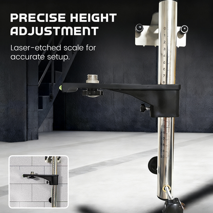 🔧 Beállítható Lézeres Szintező Fali Tartó