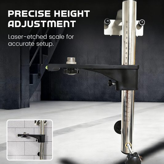 🔧 Beállítható Lézeres Szintező Fali Tartó