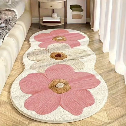 🌸Puha szabálytalan virágmintás szőnyeg