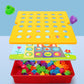 Oktatási gomba peg puzzle készlet kisgyerekeknek