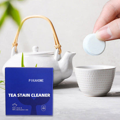 Többfunkciós pezsgőtabletták tea foltok tisztítására