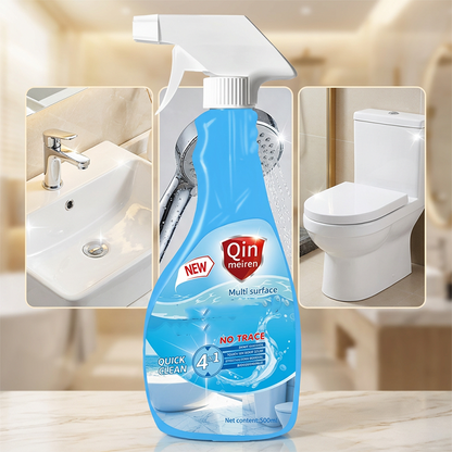 Fürdőszobák és WC-k tisztítására alkalmas spray tisztítószer, többféle felületre használható