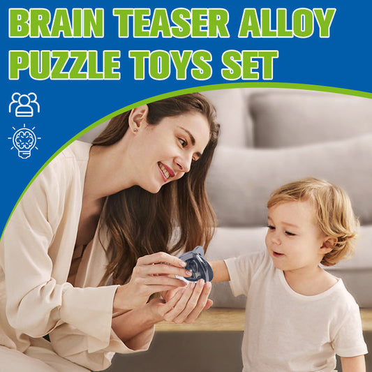 Agytorna ötvözet puzzle játékok szett