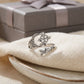 🥰 S925 Sterling Ezüst Kelta Csomós Nyitott Gyűrű 💍✨