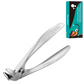🦶 Tökéletes ívelt kialakítás | Rozsdamentes acél körömolló | Kényelmes fogás időseknek ✂️