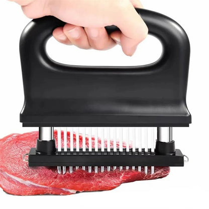 👨‍🍳👍 Húslágyító 48 Rozsdamentes Acél Késsel 🍖🔪
