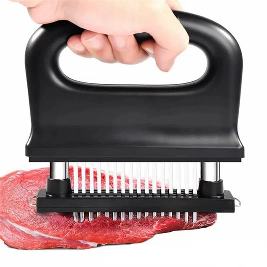 👨‍🍳👍 Húslágyító 48 Rozsdamentes Acél Késsel 🍖🔪