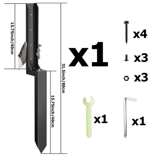 Javítókészlet nehéz kerítésoszlopokhoz 🛠️🏡🔧