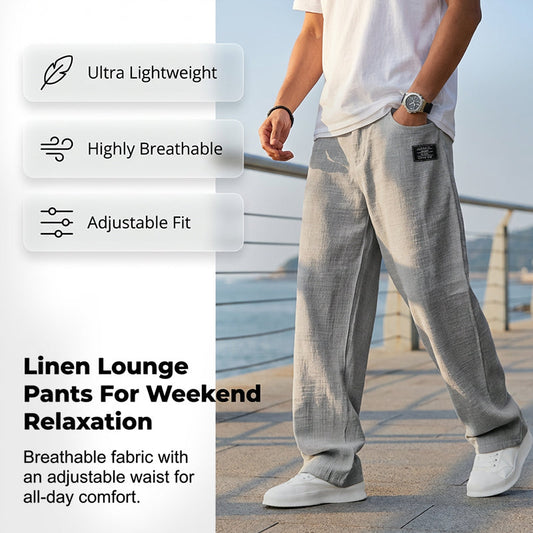 Férfi légáteresztő egyenes szárú nadrág