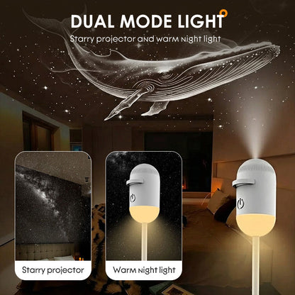 ✨🌌Csillagvetítő és éjszakai lámpa 💡
