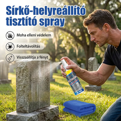 🏛️ Sírtisztító Spray Természetes Kő Felületre