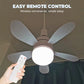 🌀 2 az 1-ben mennyezeti ventilátor világítással – távirányítóval 💡🏠