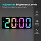 ⏰🌡️LED-es digitális ébresztőóra tükörfelülettel