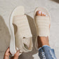 👠☁️ Női, lélegző kötött anyagból készült platform szandál (EU 36-43) ✨