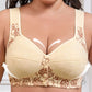 🌸L-5XL👙Elöl Záródó Kosár Nélküli Pamutos Nagyméretű Melltartó