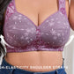 🌸L-5XL👙Elöl Záródó Kosár Nélküli Pamutos Nagyméretű Melltartó