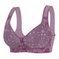 🌸L-5XL👙Elöl Záródó Kosár Nélküli Pamutos Nagyméretű Melltartó