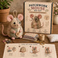 🧵  DIY patchwork egér varrókészlet (teljes anyagok, lépésről lépésre útmutató) 🐭