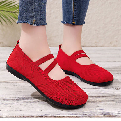 Női, könnyen felvehető, lélegző Fly Knit cipő