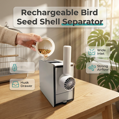 🐦🔋Újratölthető madáretető-szeparátor – tisztább etetés, kevesebb pazarlás