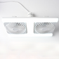 Modern 2 az 1-ben LED-es mennyezeti ventilátor-lámpa – távirányítóval ❄️💡🌀🏠