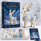 💎 Korlátozott ideig 50% kedvezmény! 💎⛄ „Jégsárkány” filc patchwork készlet – „Sarkvidéki téli őrző” varrókészlet 🌟