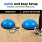 🧘 Balance Trainer félgömb – kétoldalas, csúszásgátló talppal, erőfejlesztéshez és rehabilitációhoz – utánvéttel 📦