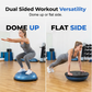 🧘 Balance Trainer félgömb – kétoldalas, csúszásgátló talppal, erőfejlesztéshez és rehabilitációhoz – utánvéttel 📦