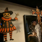 🔥A készlet erejéig 40% kedvezmény!🎉 Vintage halloweeni fa falidísz-készlet
