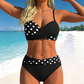 🌺👙 Mintás, formáló hatású kétrészes bikini –🌊A szigeti nyaralás elengedhetetlen kellékei💕