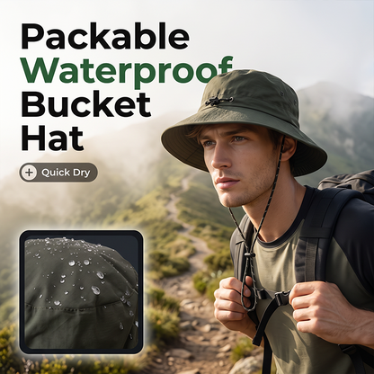 🧢Minden időjárásban vízálló vödörkalap🌧️