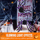 Szőrös pók nagy hálóval – halloweeni kültéri dekoráció