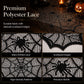 Ijesztő halloweeni mintás asztalterítő és szalvétakészlet