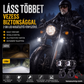 🏍️ Univerzális motorkerékpár LED reflektorok – kettős fényű és minden időjárásban vízálló 💡