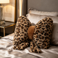 🐆 50% kedvezmény🎀 Leopárdmintás masnis díszpárna