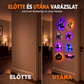 🎃👻🌙 Halloween-téma – színes, világító falmatricák