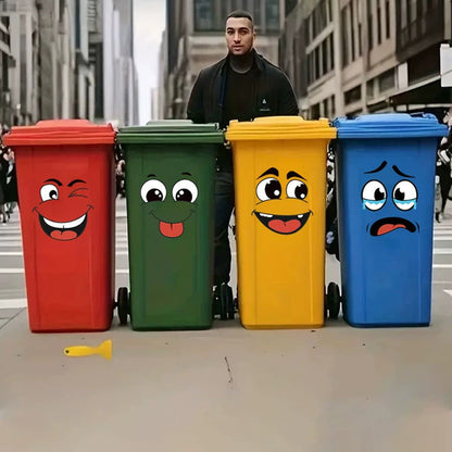 😂🎨 4 ív vicces smiley matrica: Vízálló és sokoldalú ✨🛡️