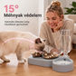 🐾🥣 Emelt és ferde 2 az 1-ben állati etetőtál – kényelmes etetés és ergonómikus kialakítás ✨