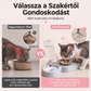 🐾🥣 Emelt és ferde 2 az 1-ben állati etetőtál – kényelmes etetés és ergonómikus kialakítás ✨