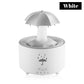 🌧️ 7 színű, forgó esőcseppes párásító: ultrahangos hideg párásítás, 300 ml, csendes, automatikus kikapcsolás