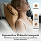 🚗✨ Kényelmesebbé teszi a mindennapi autózást 🌿 A repülőgépipari minőségű PU-bőrből készült fejtámla jobb támasztást és kényelmesebb pihenést biztosít 💎