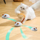 🐱 Intelligens elektromos egér macskajáték – automatikusan mozog, interaktív, újratölthető, beltéri macskáknak ⏰