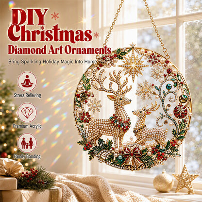 ⏳ Korlátozott ideig 50% kedvezmény ⏰ Karácsonyi gyöngy art DIY készlet felnőtteknek – kézzel készített ünnepi díszkészlet 🎄🎁💠