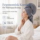 💇‍♀️ Korallfleece Hajtörölköző – 6× Nedvszívó, Gyorsan Szárad, Ergonómikus, 50% Kedvezmény 🍍
