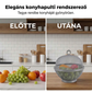 🍎 Fedeles gyümölcskosár – Megóvja és frissen tartja a gyümölcsöket ✨