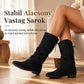 👢 Női fűzős laza szárú félcsizma – Kényelmes, divatos, mindennapi viselet ✨