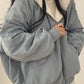 🔥Reversibilis oversized gyapjú kapucnis dzseki